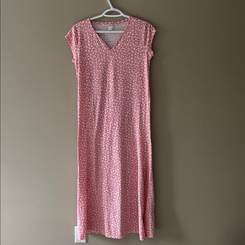Garner Hill 100% Cotton Floral Pink Nightgown NEW